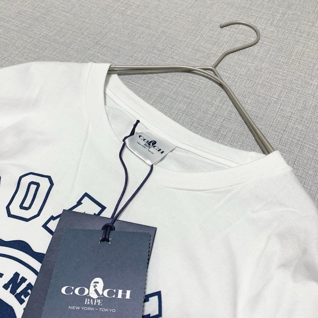 新品未使用 COACH × A BATHING APE Tシャツ ホワイト M