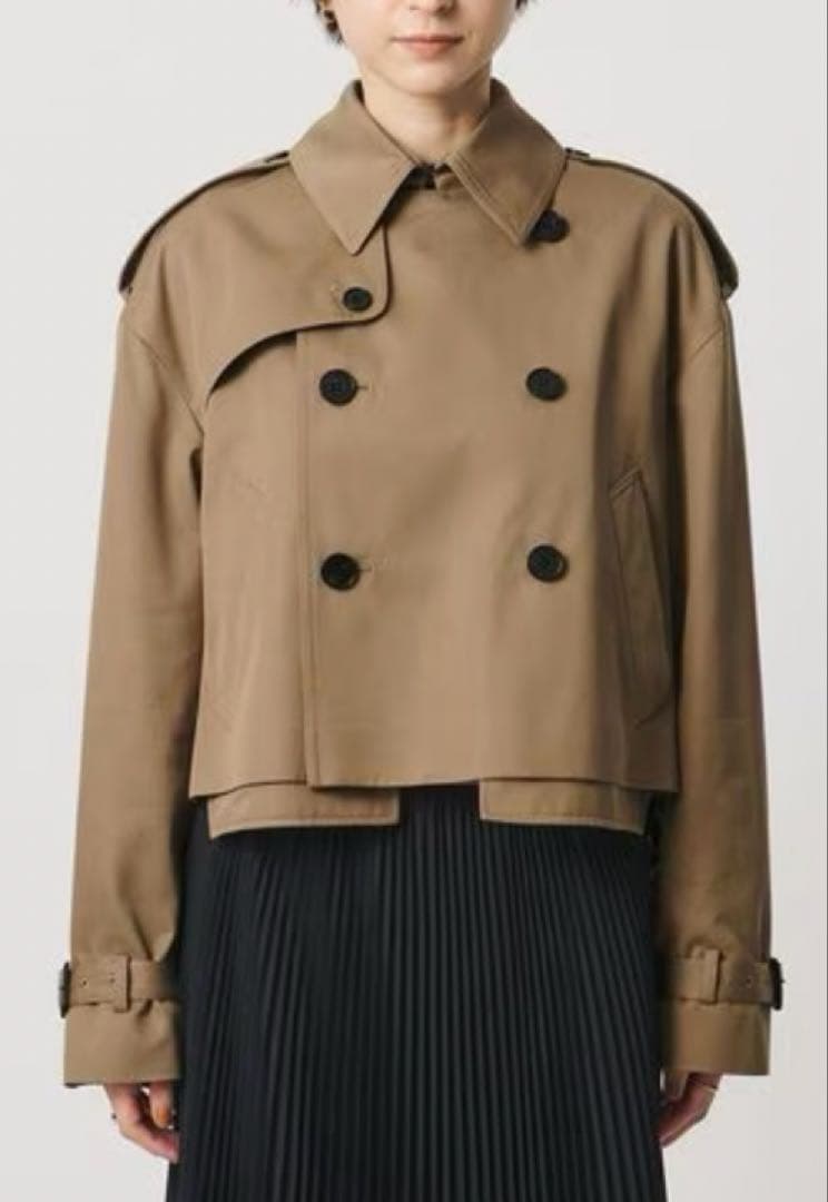 n*o様 タグ付き新品 完売品HYKE CROPPED TRENCH COAT