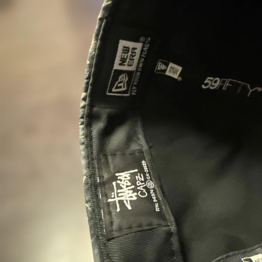 【希少】STUSSY × NEW ERA 59FIFTY キャップ ハイビスカス