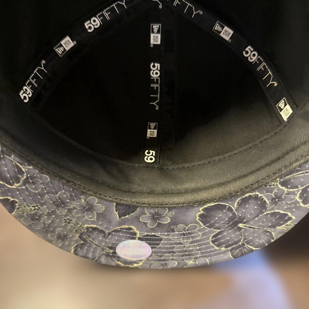 【希少】STUSSY × NEW ERA 59FIFTY キャップ ハイビスカス