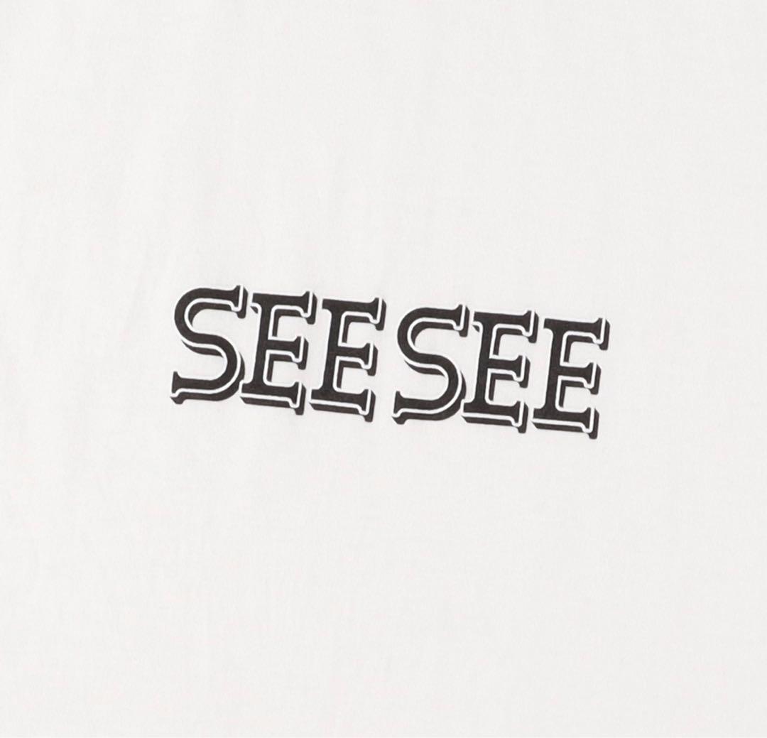 SEE SEE LOGO TEE WHITE Lサイズ