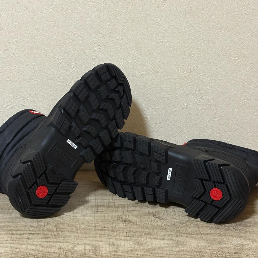 HUNTER イントレピッド ショートスノーブーツ 25cm ブラック