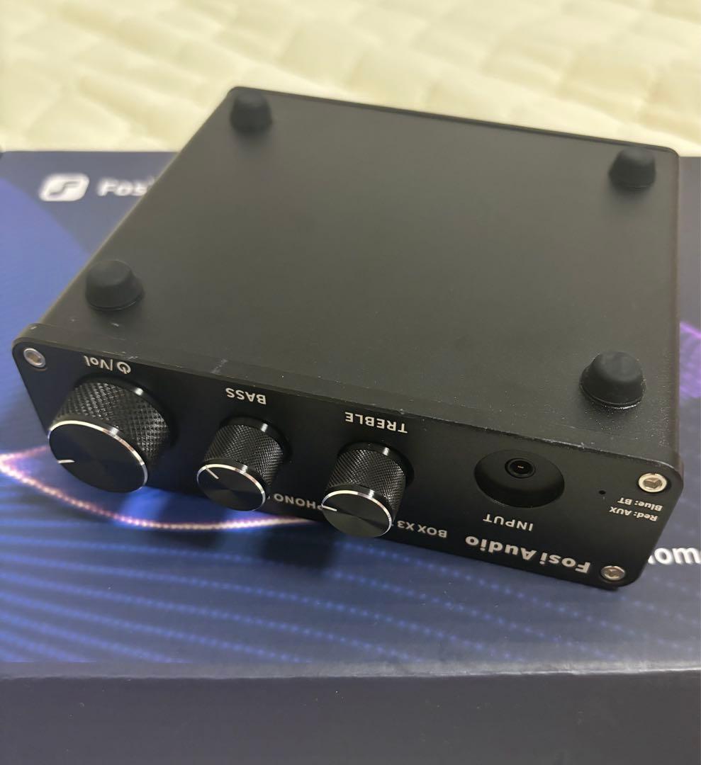 Fosi Audio BOX X3 真空管プリアンプ Bluetooth 5.0