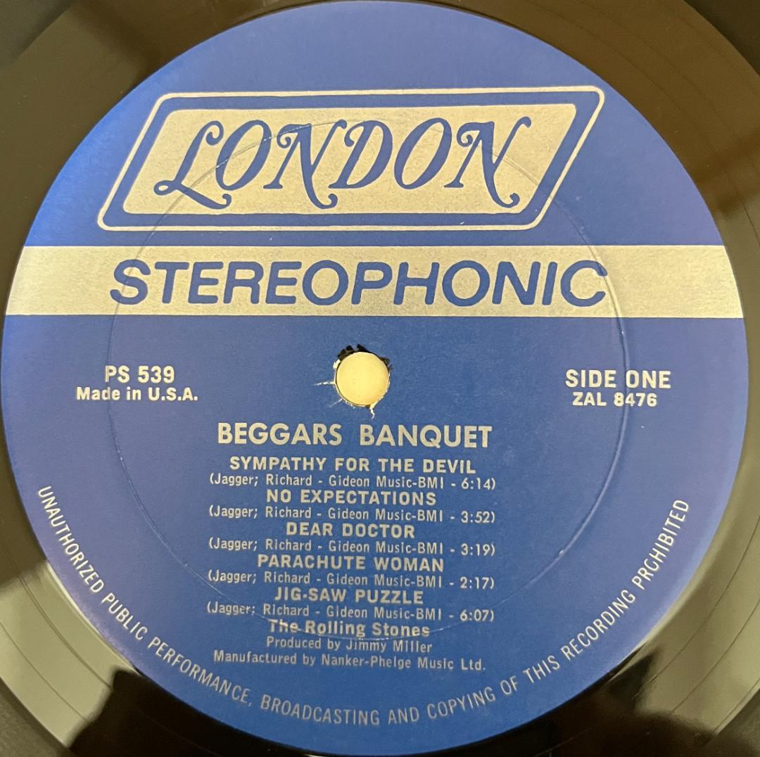 Rolling Stones Beggars Banquet レコード
