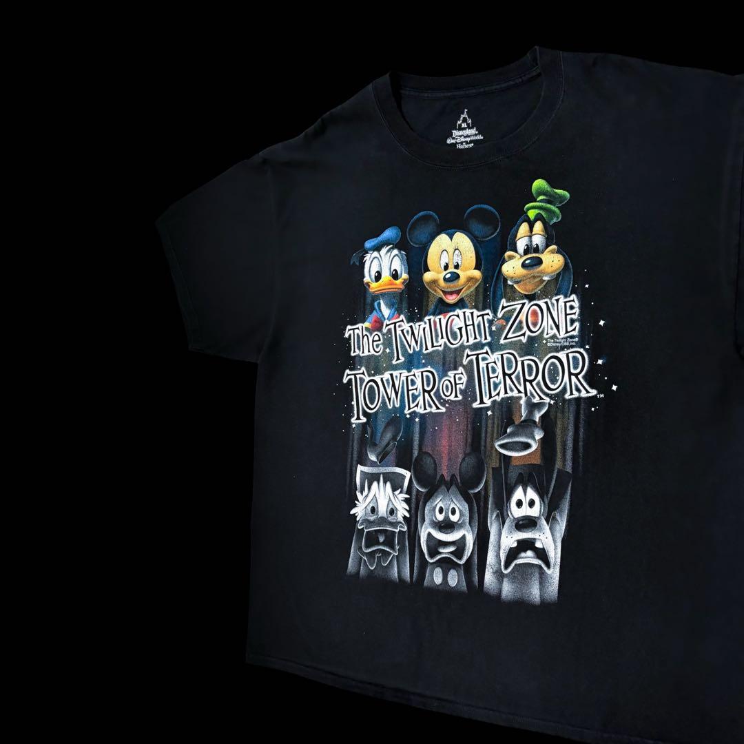 ぼのレア 00s Disney タワーオブテラー XLミキフレ落下Tシャツ