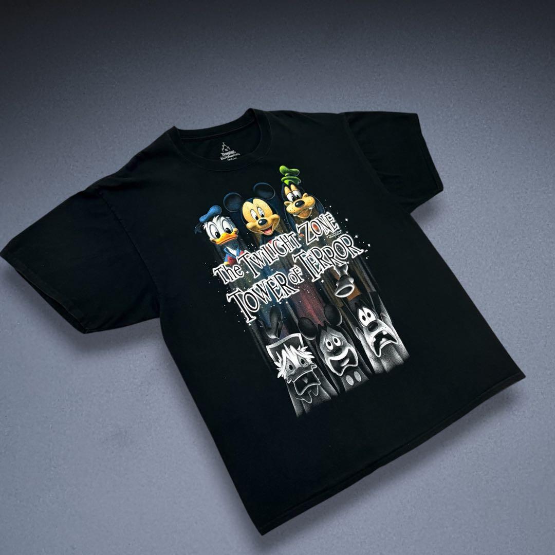 ぼのレア 00s Disney タワーオブテラー XLミキフレ落下Tシャツ