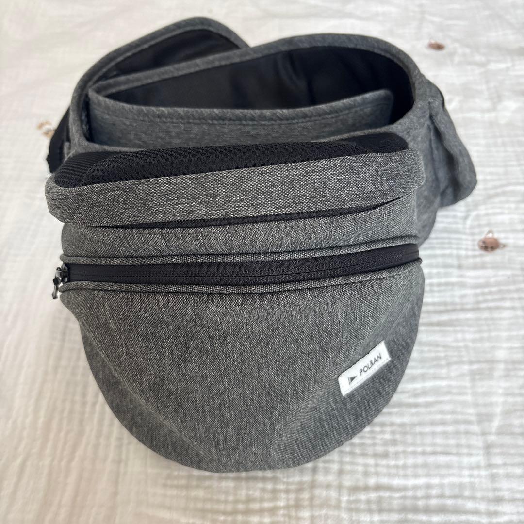 現行品☆ポルバンアドバンス ヒップシート シングルショルダー付き