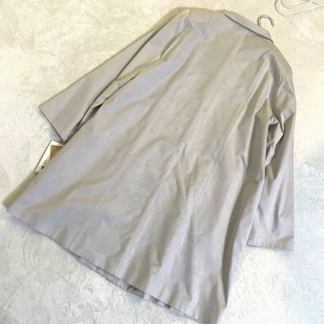 新品　シルク　ジャケット　コート 裏地模様付き　L ゆったり　軽い　上品