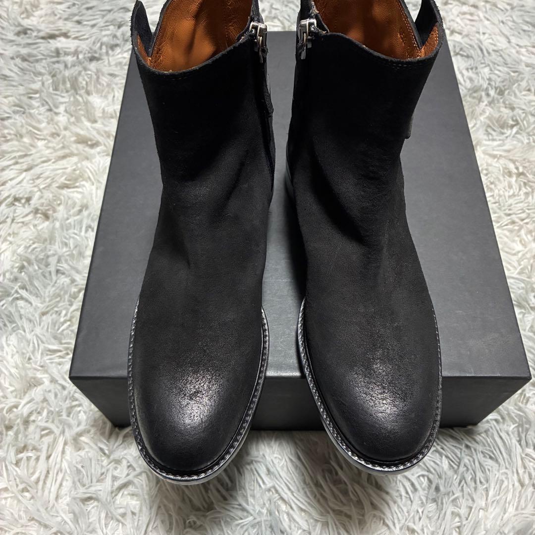 【未使用に近い】SARTORE 本革 ハラコ BLACK〈定価110,000円〉