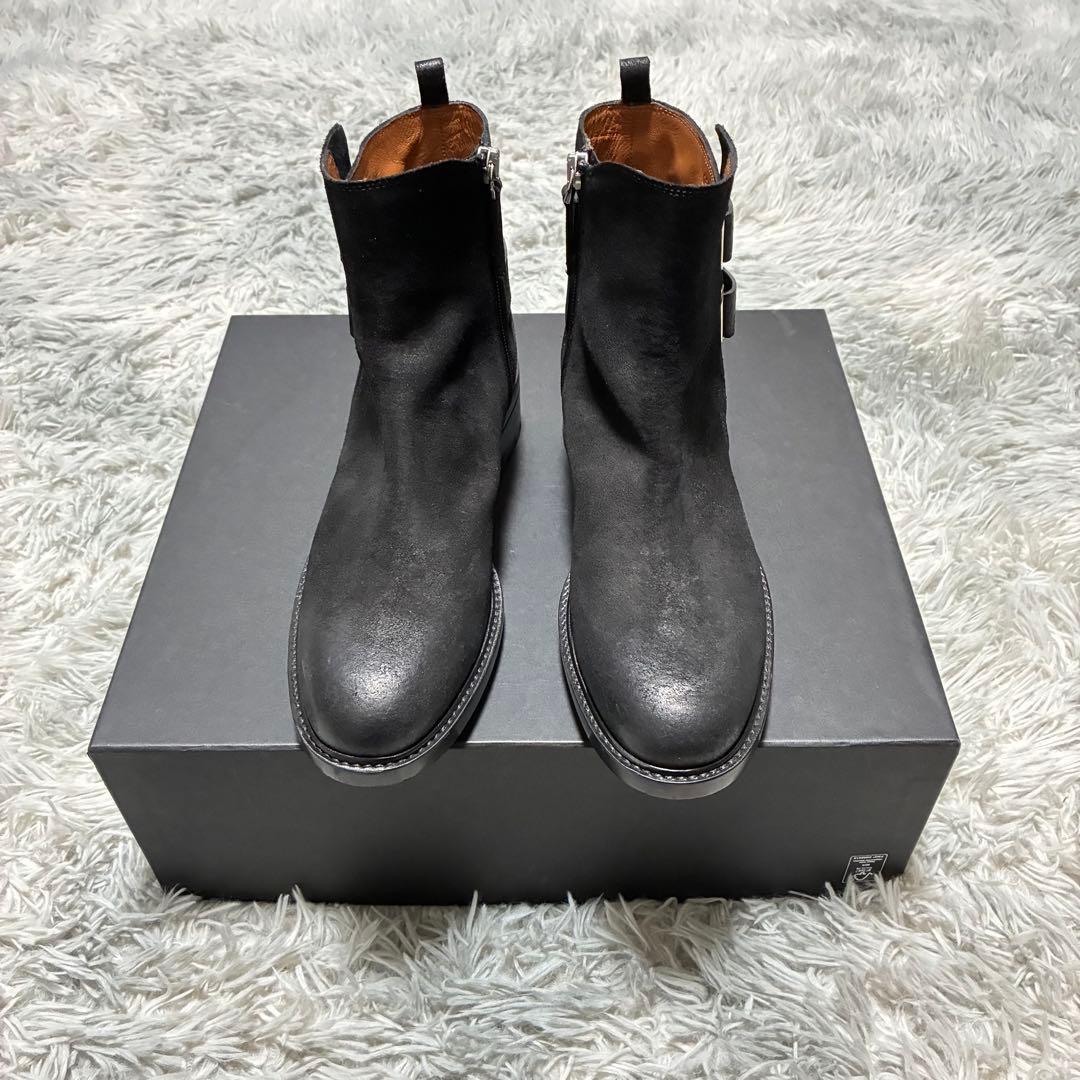 【未使用に近い】SARTORE 本革 ハラコ BLACK〈定価110,000円〉