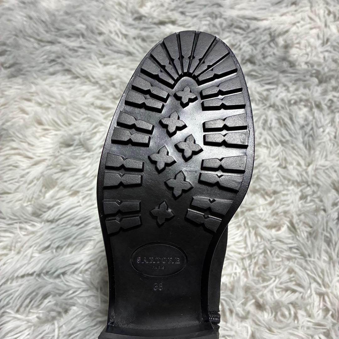 【未使用に近い】SARTORE 本革 ハラコ BLACK〈定価110,000円〉