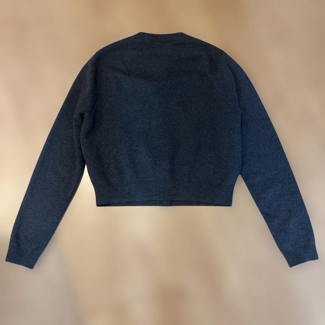 CABaN キャバン コットンカシミヤ クルーネックカーディガン ボレロ XS