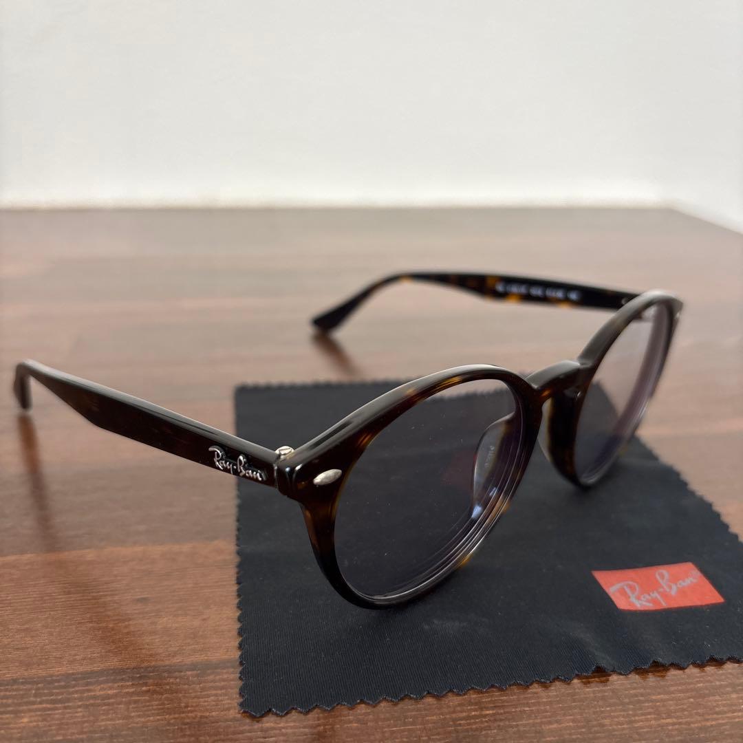 B*A様 Ray-Ban ラウンドサングラスRB2180-VF ベッコウ柄