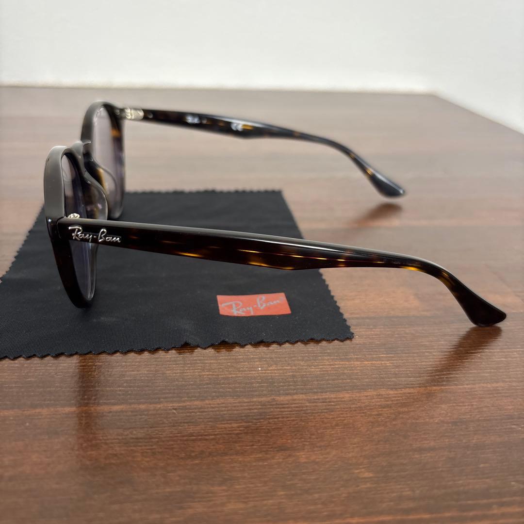 B*A様 Ray-Ban ラウンドサングラスRB2180-VF ベッコウ柄