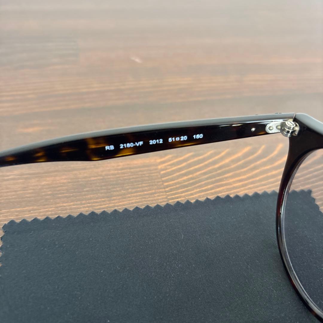 B*A様 Ray-Ban ラウンドサングラスRB2180-VF ベッコウ柄