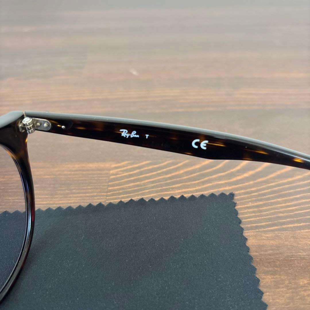 B*A様 Ray-Ban ラウンドサングラスRB2180-VF ベッコウ柄