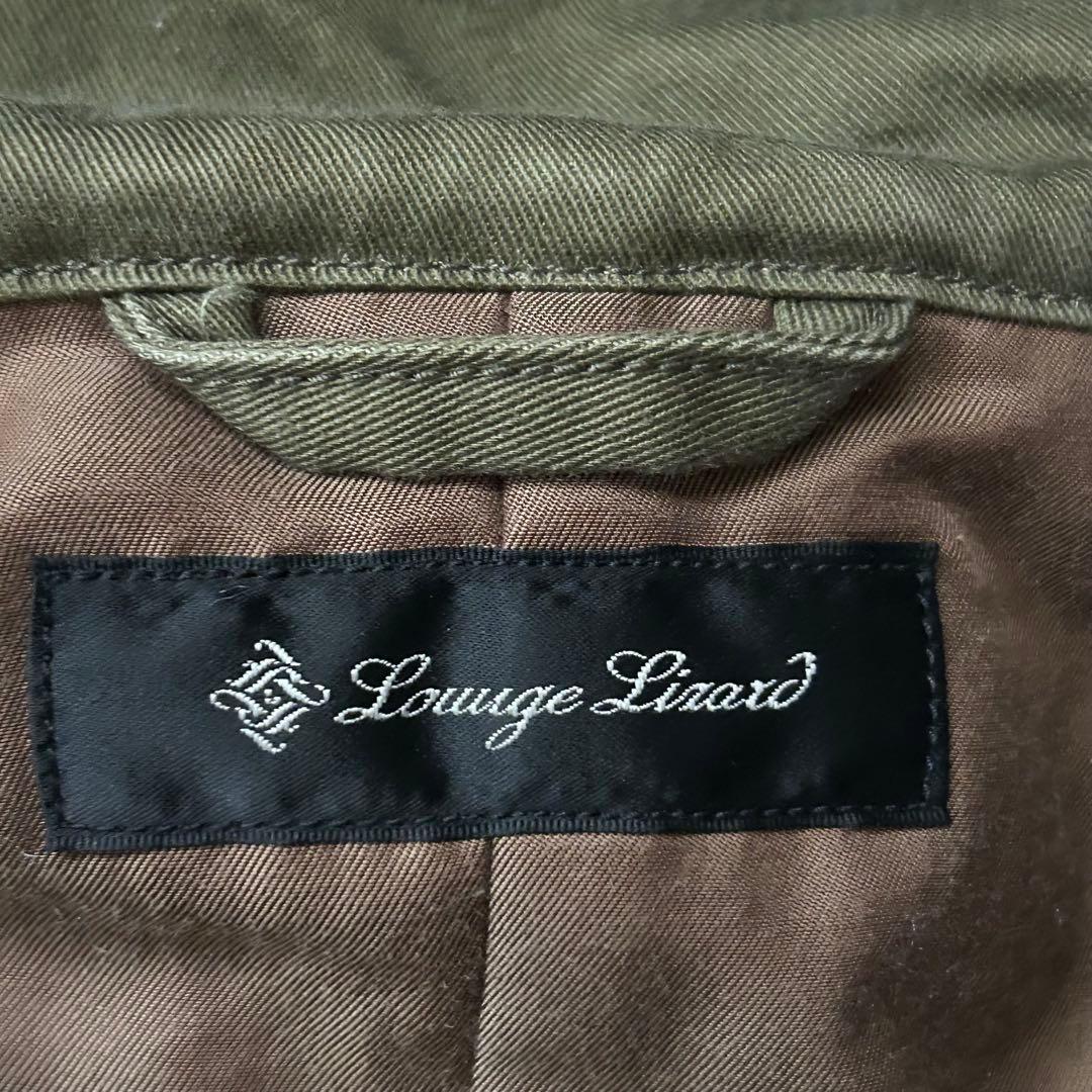 美品 Lounge Lizard フード ラウンジリザード モッズコート L