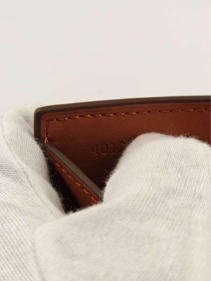 【美品】CELINE トリオンフ 三つ折り財布 ブラウン