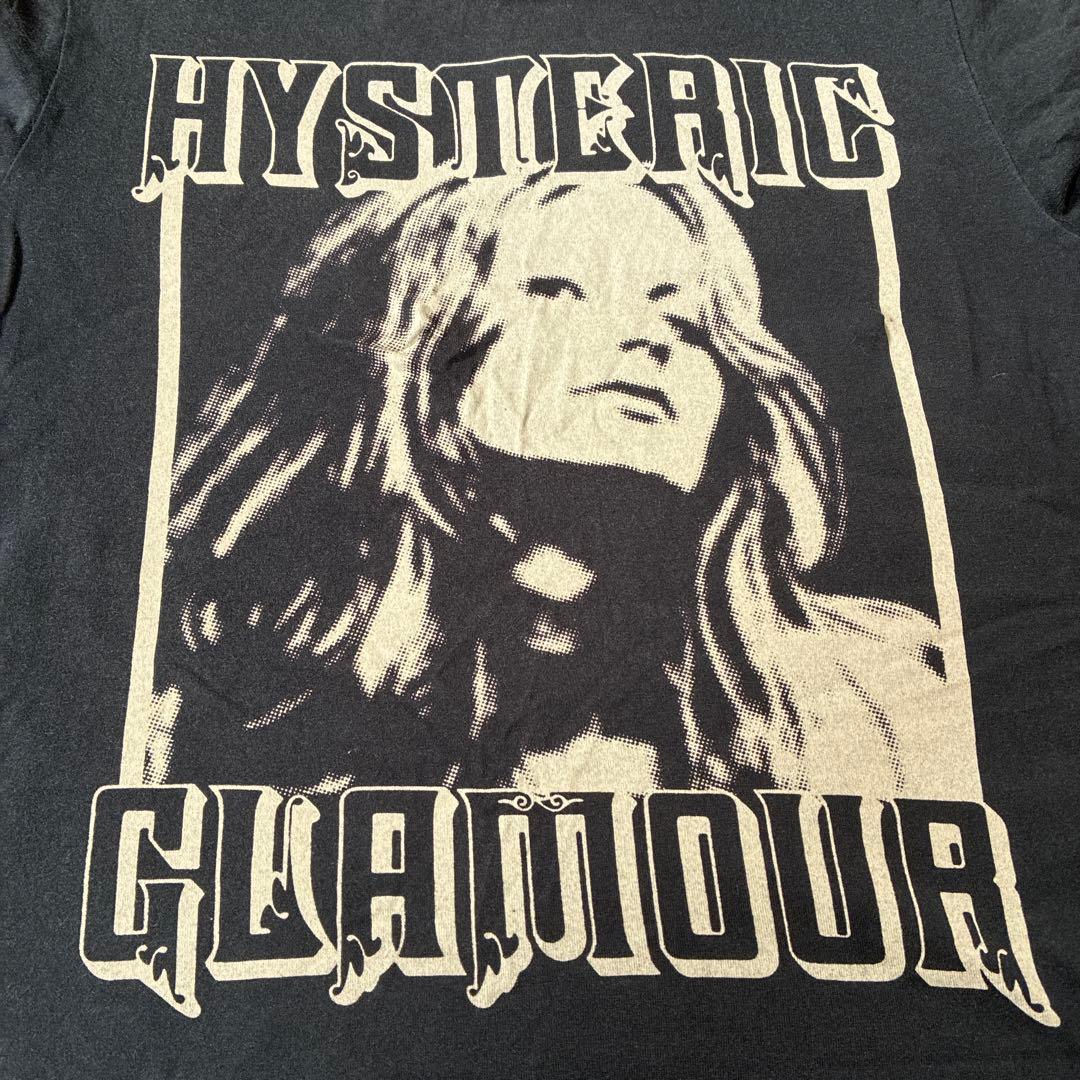 ヒステリックグラマー 半袖Tシャツ ブラック