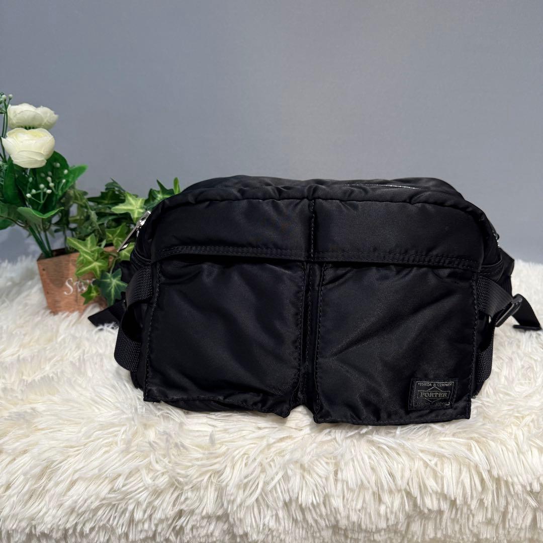 超人気【新品級】ポーター タンカー PORTER ウエストバッグ ブラック