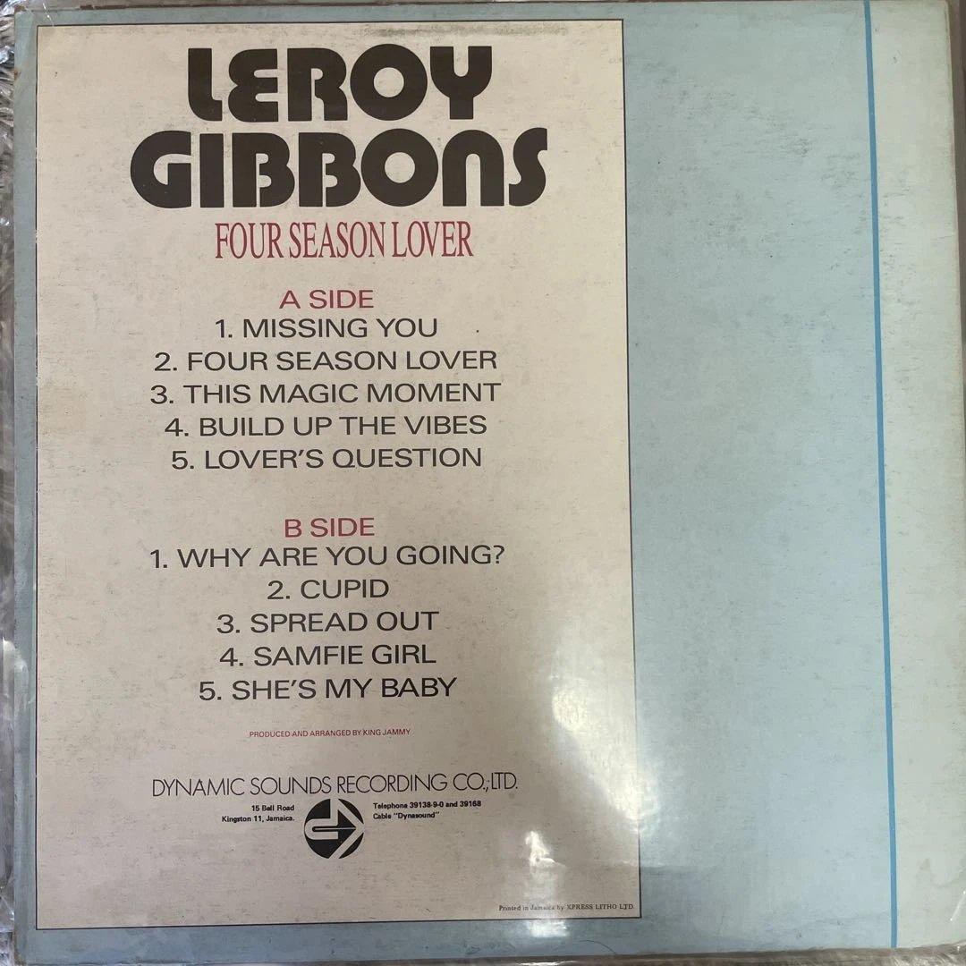 Leroy Gibbons Four Season Lover レコード