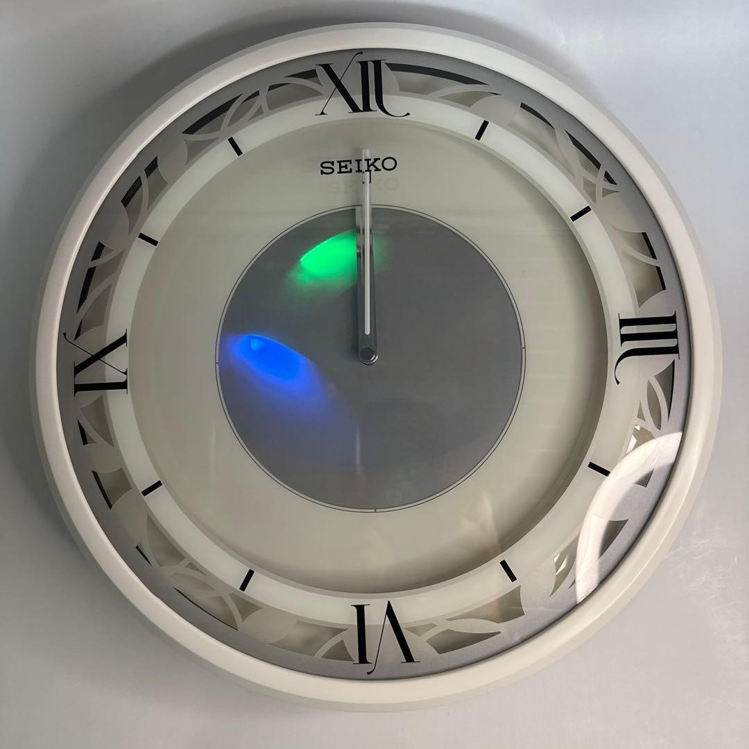 SEIKO RE569W ヒーリングクロック 光る時計 メロディ時計 動作確認済