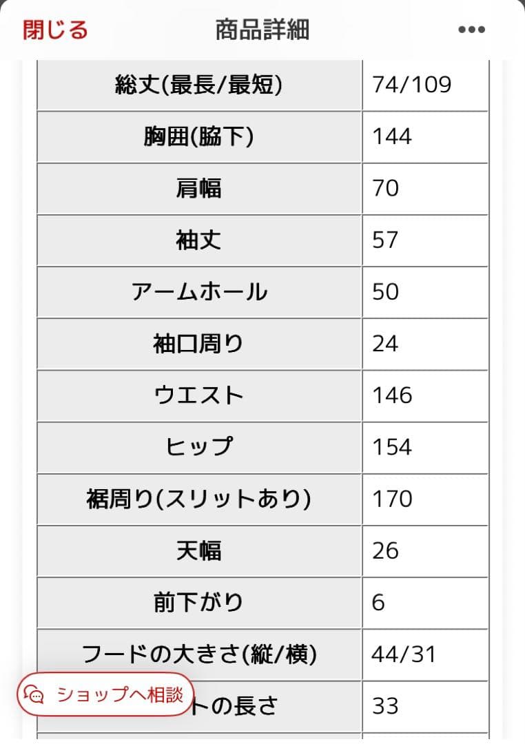 アンティカ　ビッグジッパー ロングコート