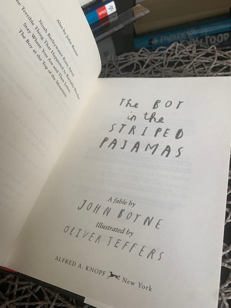 洋書 The Boy in the Striped Pajamas HARDCOVER