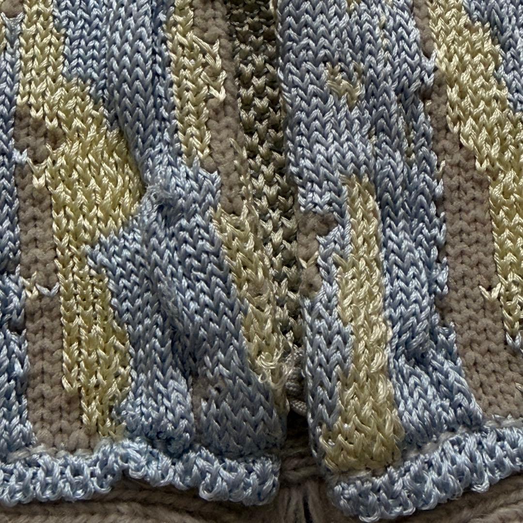 トップス sahara 23AW 2way Design Knit Cardigan