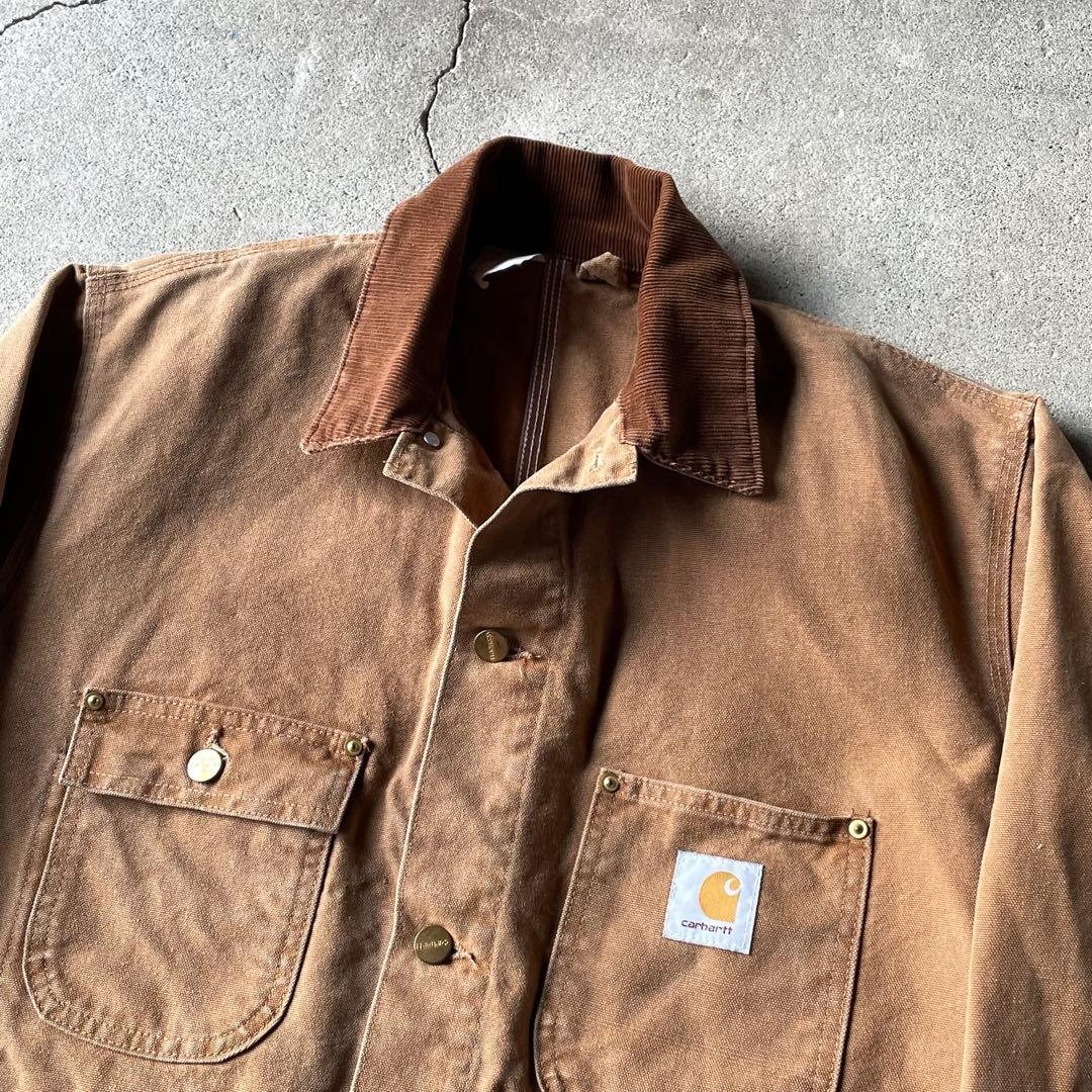 80s USA製 Carhartt Michigan Chore Coat