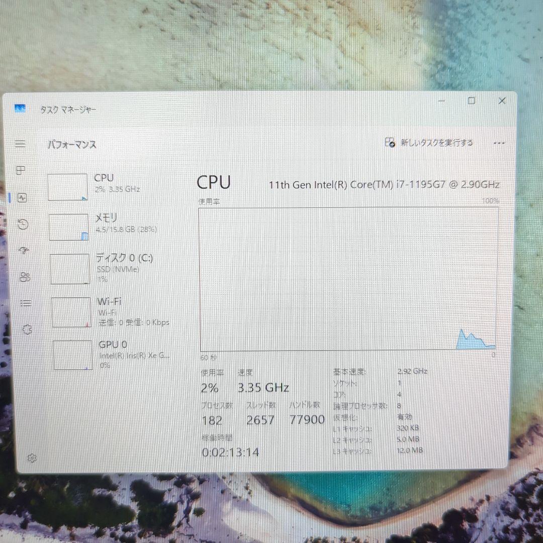 超軽量 PC NEC VersaPro Windows11 モバイルノートPC