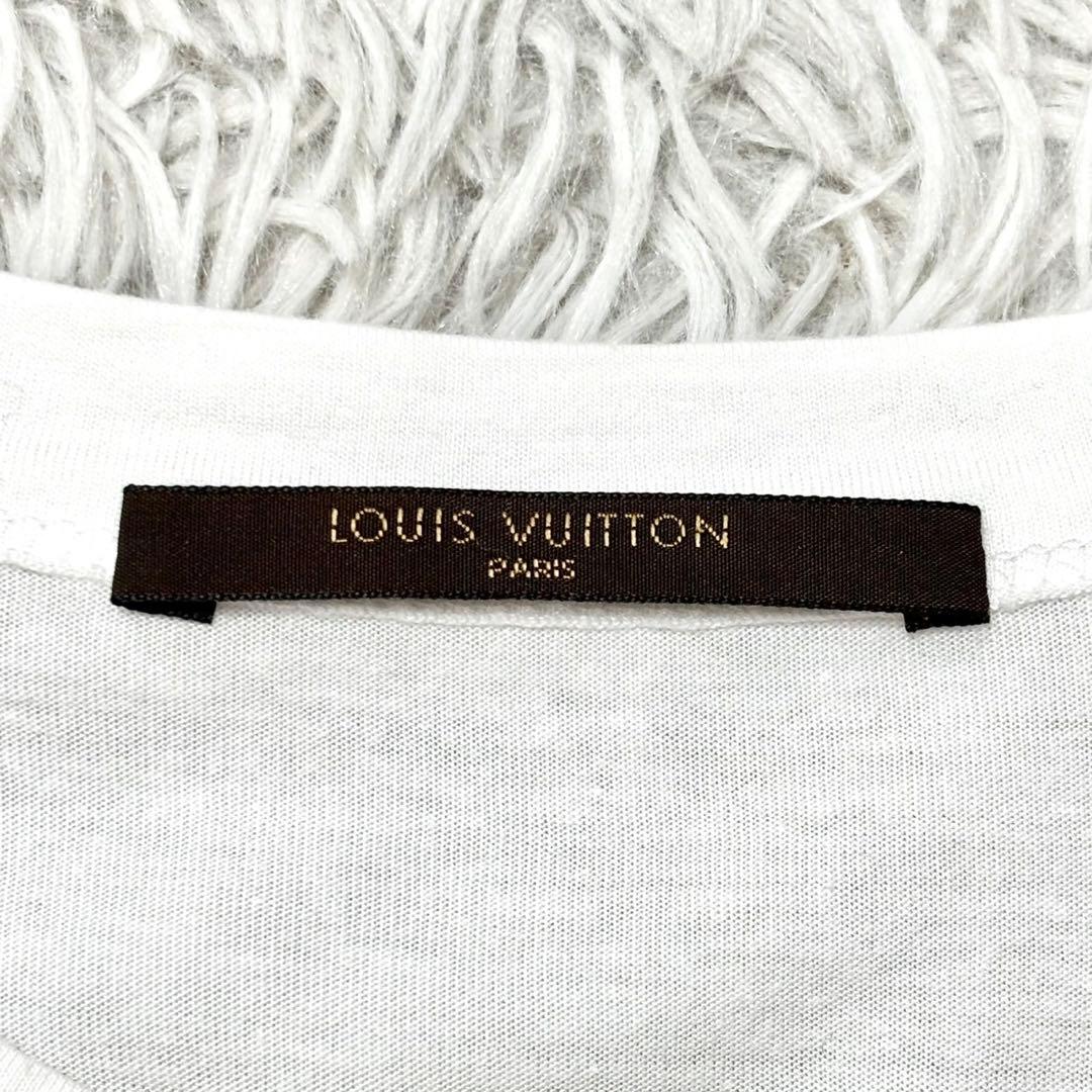 ヒデちゃん LV ルイヴィトン グラフィックプリントTシャツ \"ホワイト\"