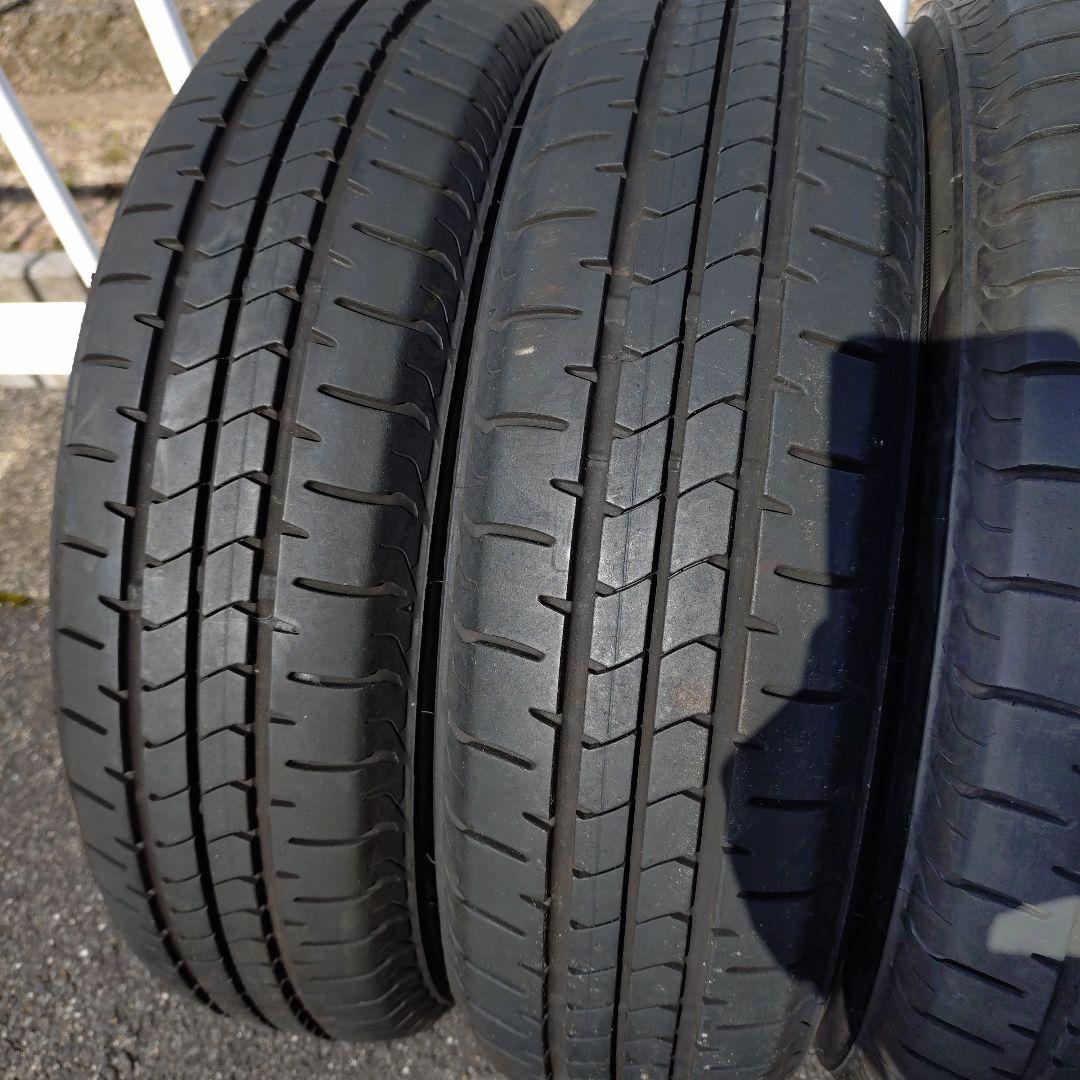 155/65R14 ブリジストン　NEWNO 2024年製中古タイヤ4本セット