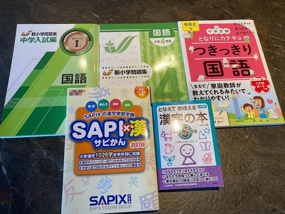 【中学受験】国語攻略セット　SAPIX他　記述・読解　低学年~直前期10冊セット