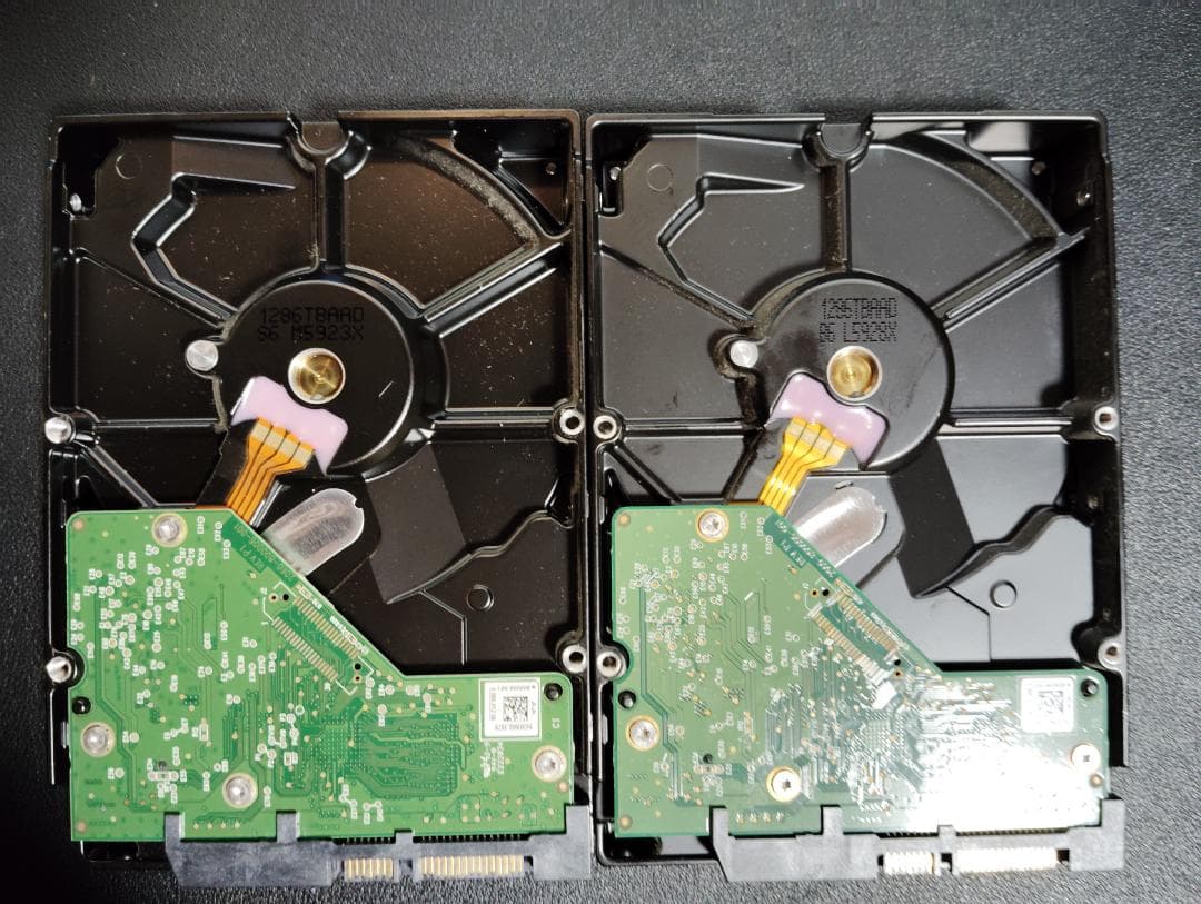 NAS用HDD WD RED 1TB 2台セット (計2TB)
