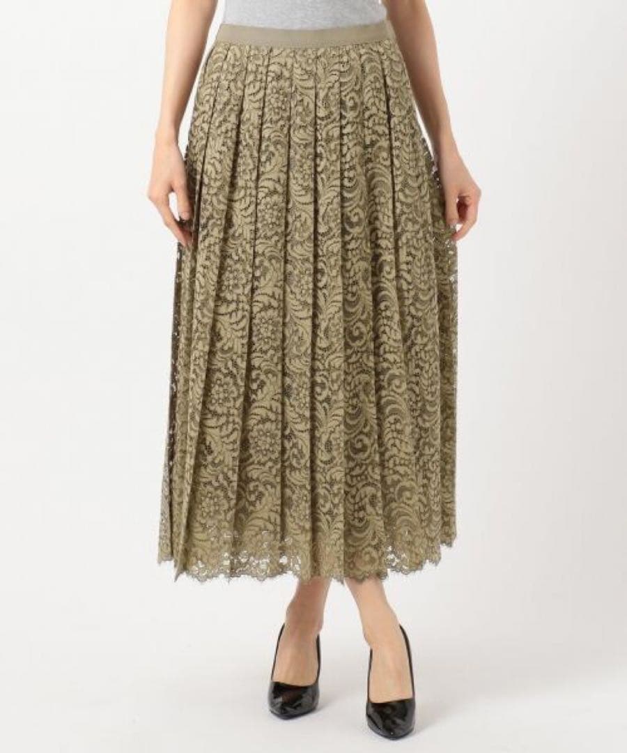 自由区　 【Class Lounge】PLEATED LACE スカートL 40