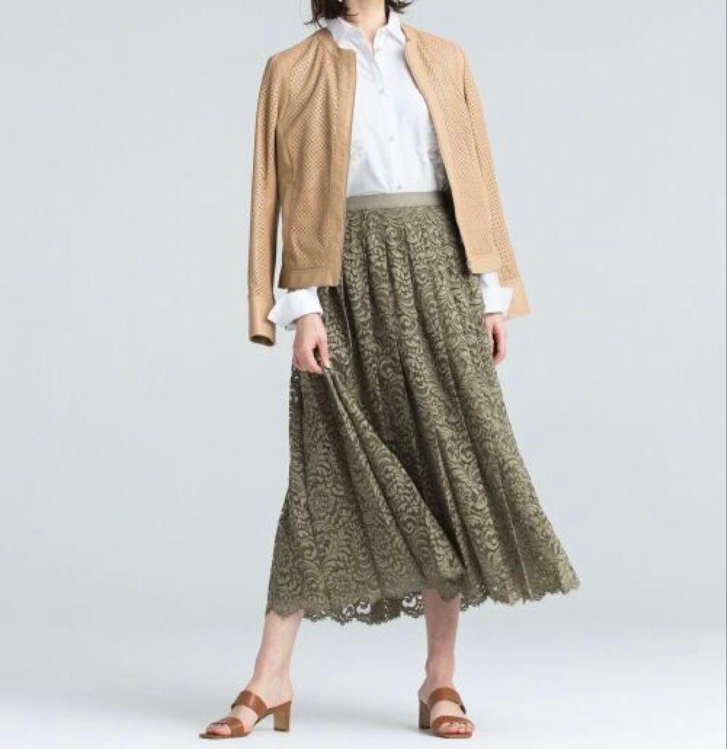 自由区　 【Class Lounge】PLEATED LACE スカートL 40
