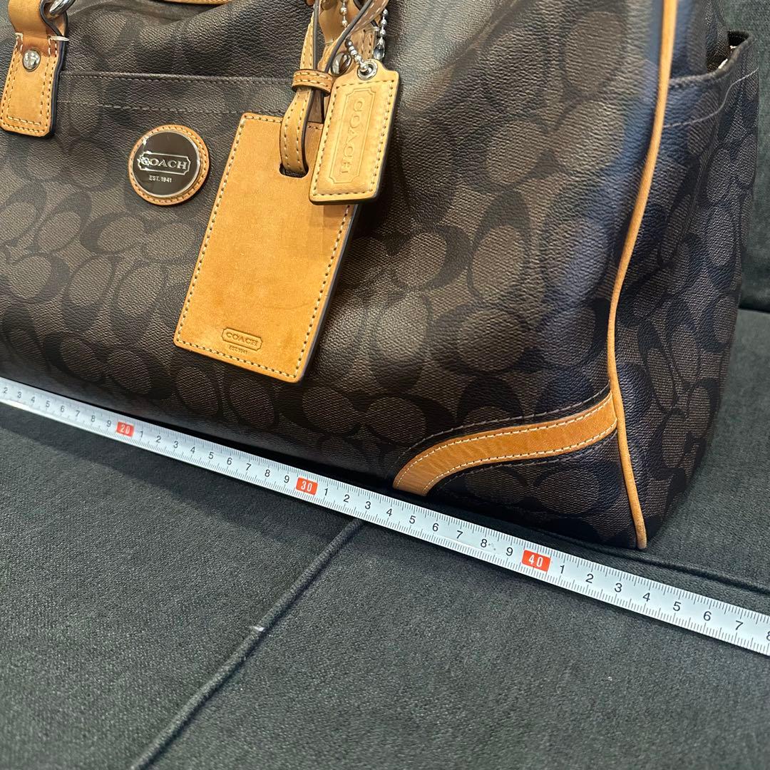 COACH コーチ シグネチャー ボストンバッグ レザー ユニセックス