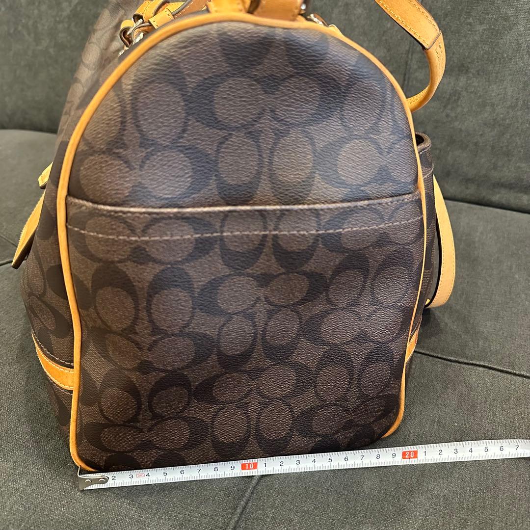 COACH コーチ シグネチャー ボストンバッグ レザー ユニセックス