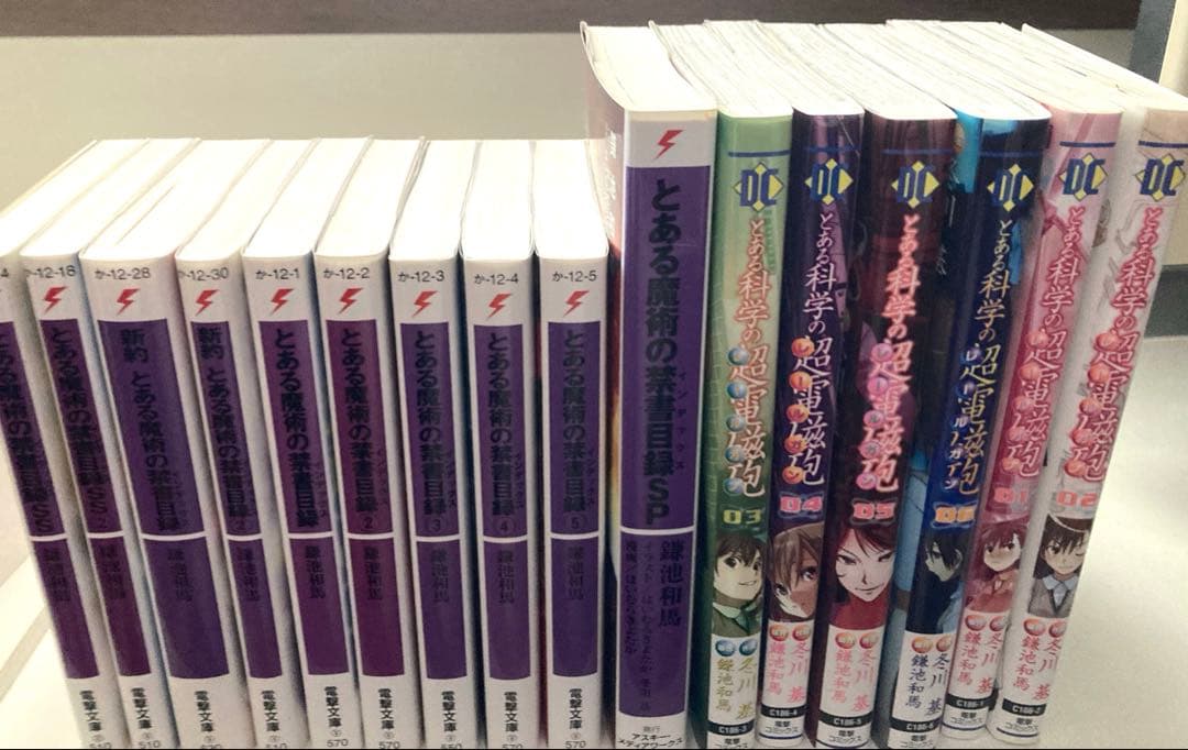 とある魔術の禁書目録 シリーズ＋とある科学の超電磁砲1-6巻　全33冊セット