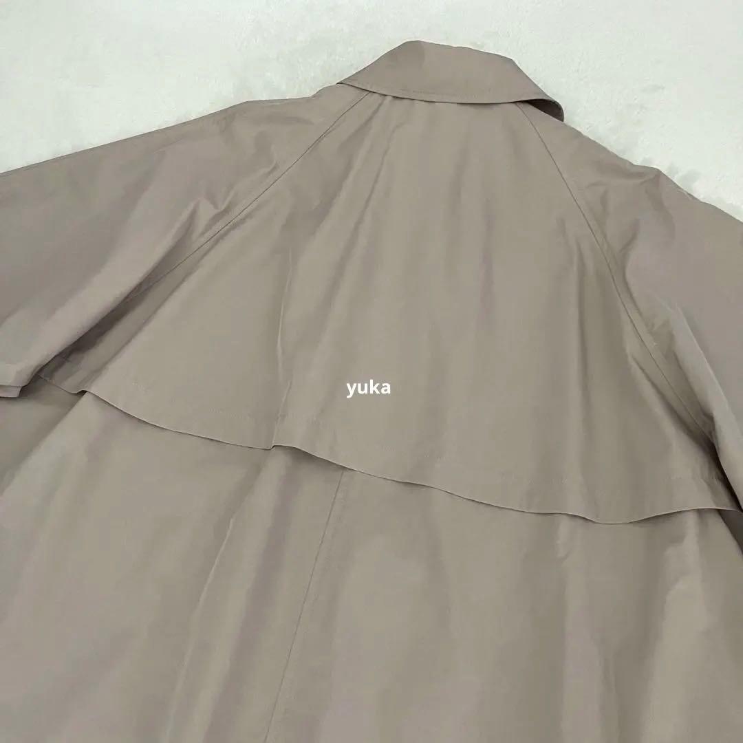【新品タグ付】24SS IENA ポプリンオーバーショートコート ベージュ 38
