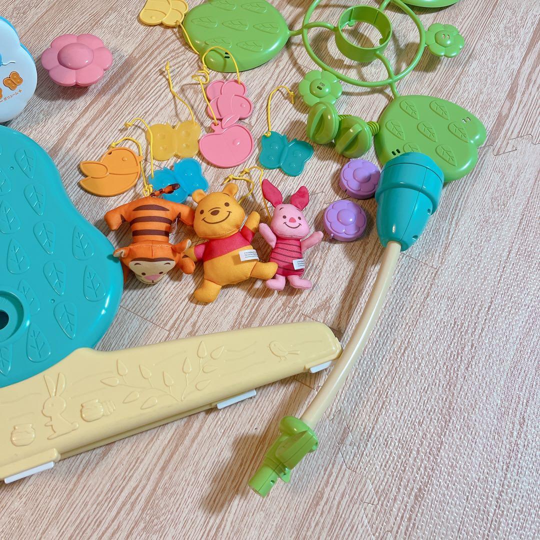 美品！くまのプーさん えらべる回転6WAY ジムにへんしんメリー プーメリー