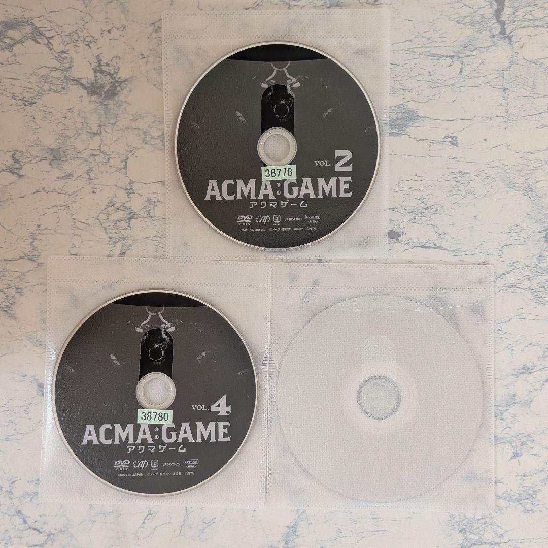 DVD　ACMA:GAME アクマゲーム　全5巻