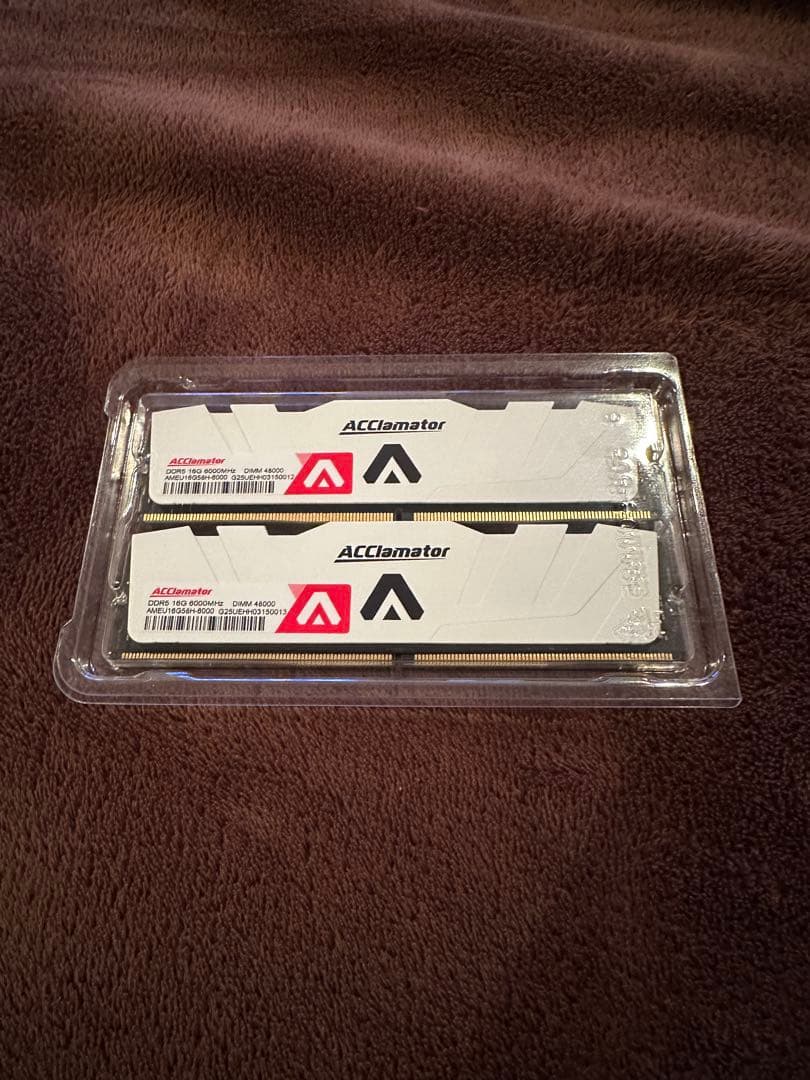 【未使用品】DDR5 16GB x2 32GB 6000MHz メモリ2枚