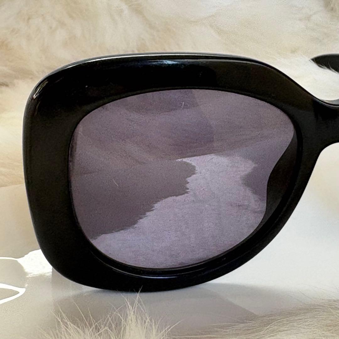 CHANEL シャネル ブラック ゴールドロゴ ココマーク フルリム サングラス