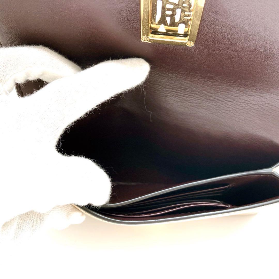 極美品 mulberry マルベリー サディ 二つ折り財布 ピンクベージュ