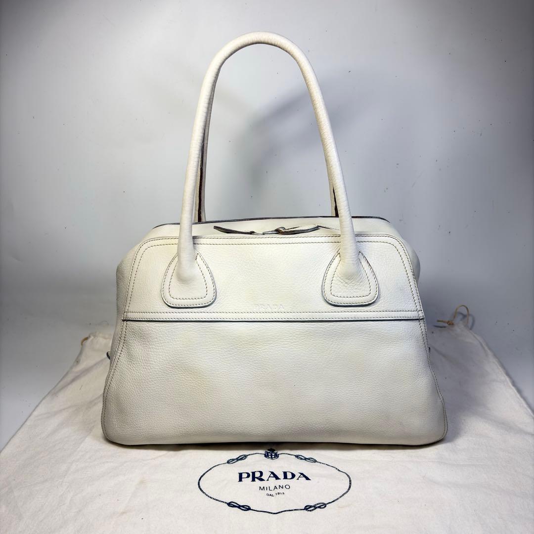 PRADA プラダ ミニボストンバッグ ハンドバッグ 肩掛 ギャンティカード