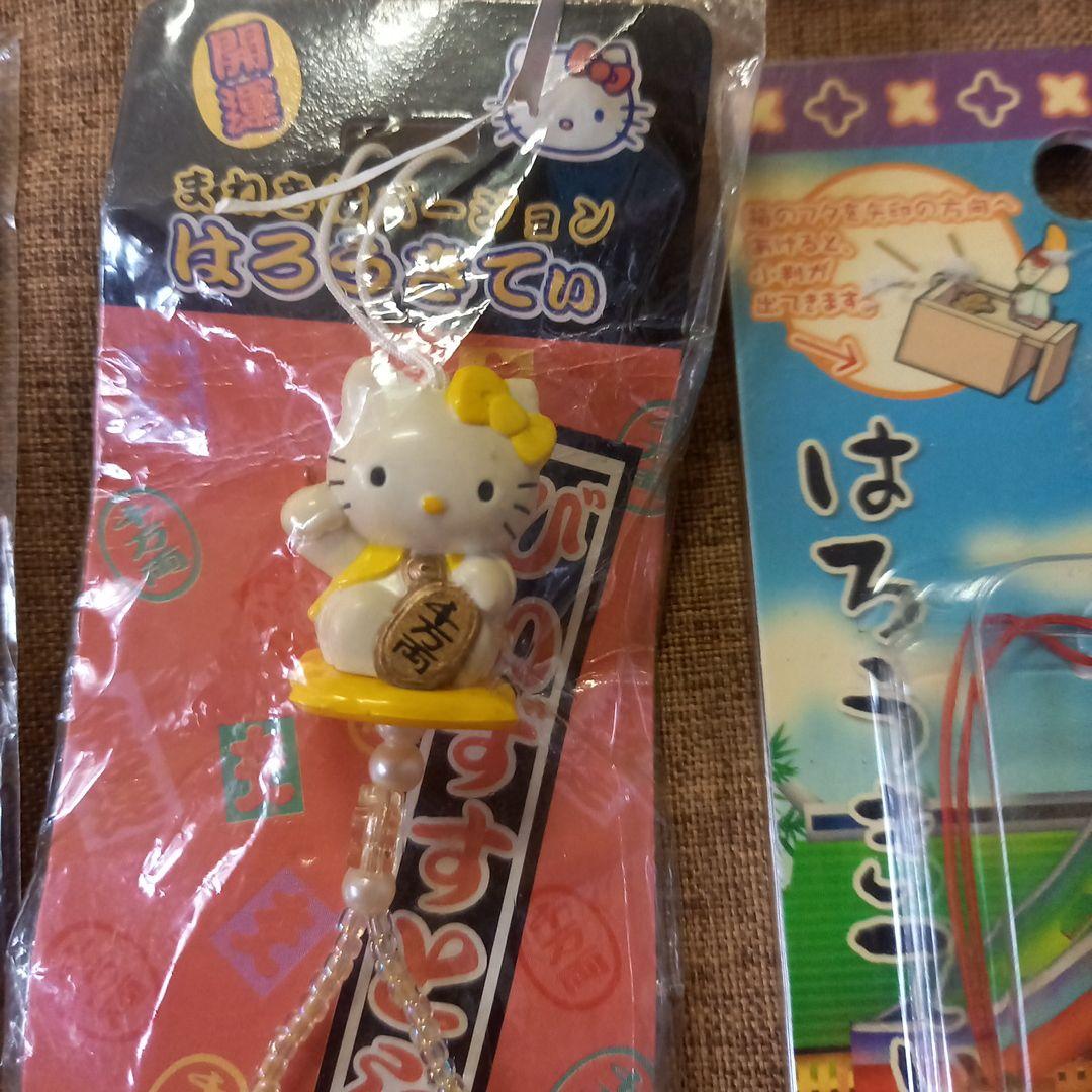 SANRIO☆幸運☆開運☆縁起☆神社☆根付けストラップ&シャープペン☆ボールペン