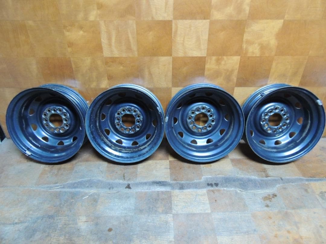 T752　13インチ　スチールホイール　4本　マルチ　4穴　錆び　傷有り