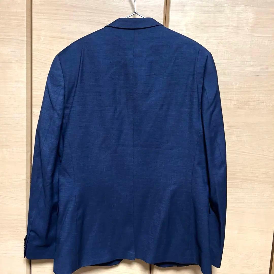  スリーピース　スリムフィットスーツ　ネイビー